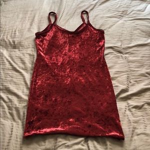 red velvet body con dress